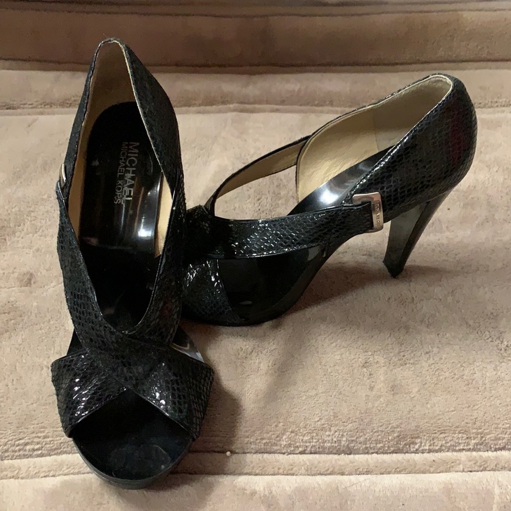 Black Michael Kors heels